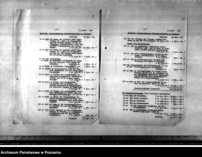 Obraz 6 z jednostki "Dienstwohngebäude - Reichsstatthalter Posen. Kostenvoranschlag, Baubeschreibung"