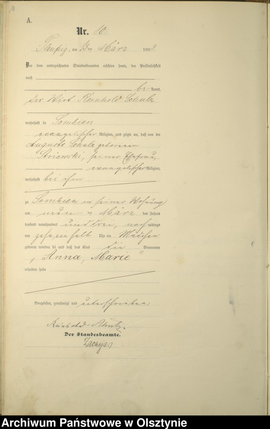 image.from.unit.number "Geburts-Haupt-Register Nr 1 - 43"