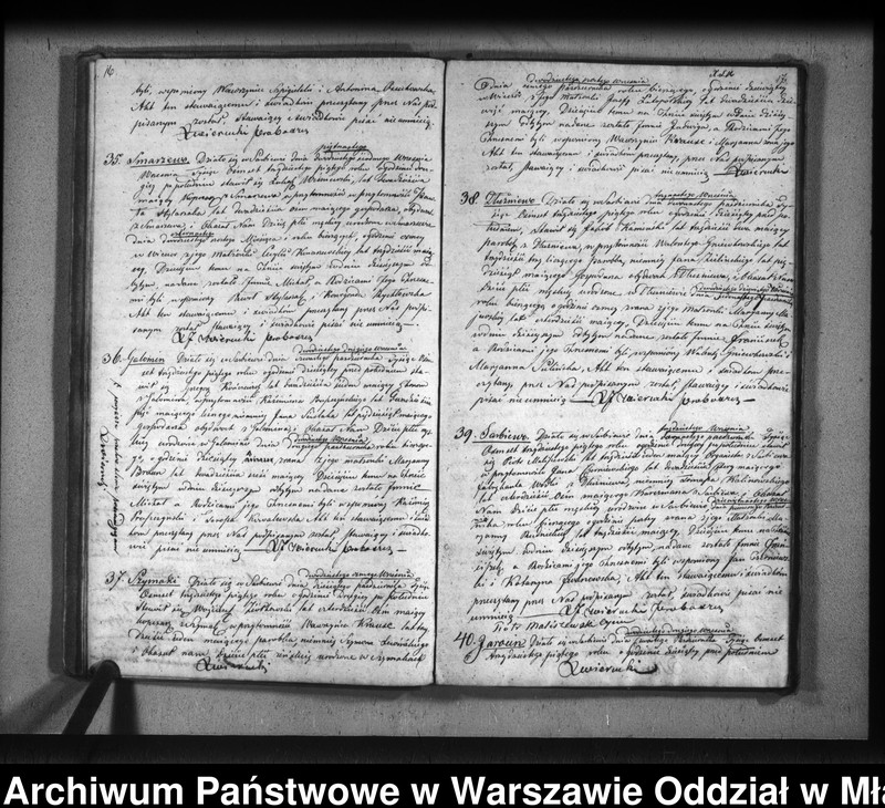 image.from.unit.number "Akta urodzeń, małżeństw i zgonów"