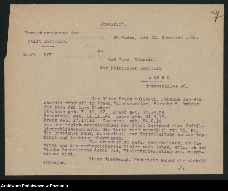 Obraz 9 z jednostki "Regibauversicherung der Stadt Dortmund [odwołanie do Ministerstwa]"