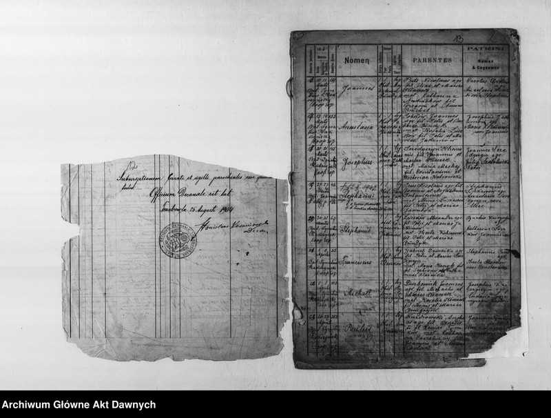 image.from.unit.number "Parafia: różne. Dekanat: różne. Akta metrykalne urodzeń, ślubów i zgonów z parafii: Nawaria, Bukowsko, Kamionka Strumiłowa, Dolina, Darachów, Słobódka Dżuryńska."