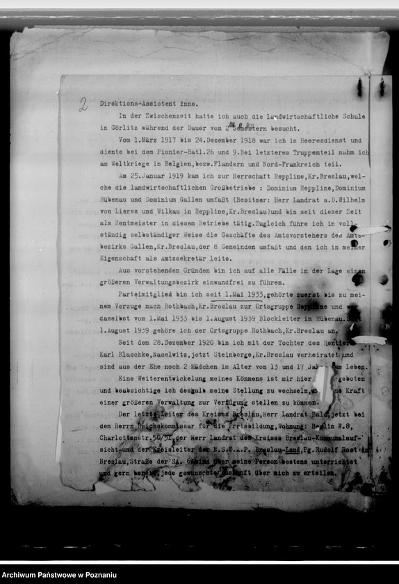 Obraz 6 z jednostki "Rothkegel, Ludwig - komisarz obwodowy"