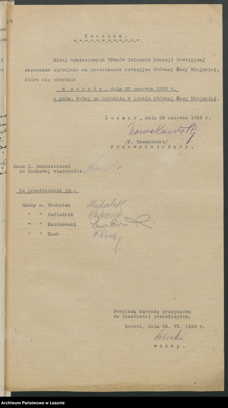 Obraz 9 z jednostki "[Protokoły z rewizji Głównej Kasy Miejskiej]"