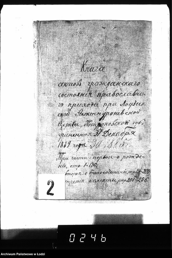 Obraz z jednostki "Duplikat aktów urodzeń, małżeństw i zgonów"