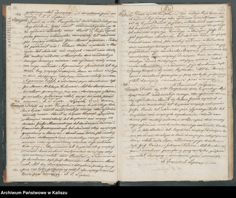 Obraz 14 z jednostki "Księga duplikat akt urodzonych, zaślubionych i zmarłych"