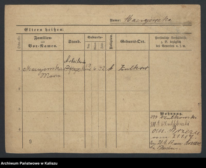 Obraz 11 z jednostki "[Karty meldunkowe - Mac-Mar]"