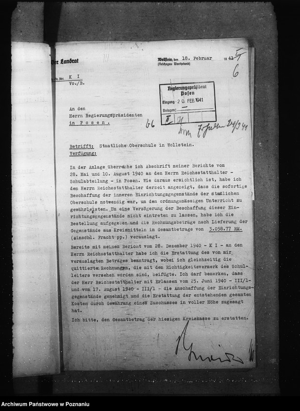 Obraz 10 z jednostki "Einrichtung der Oberschulen"