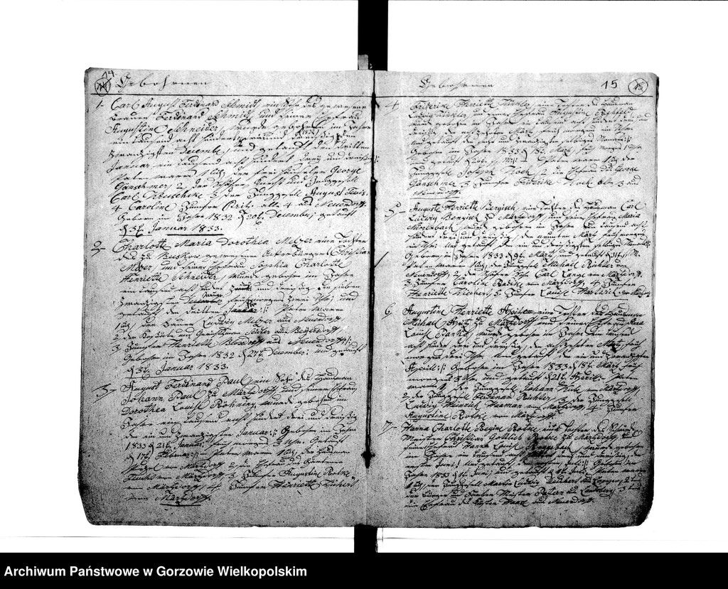 image.from.unit.number "Duplikate der Kirchenbücher von der Parochie Beyersdorf: Beyersdorf (Baczyna), Zanzin (Santocko), Loppow (Łupowo), Neuendorf (Chróścik)"