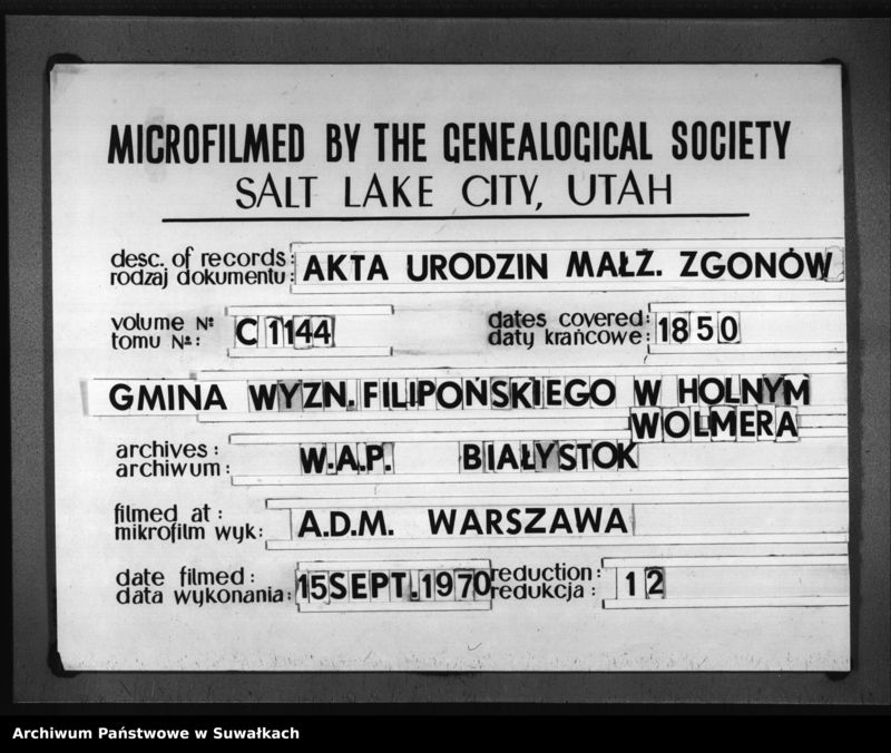 image.from.unit.number "Duplikat Sekty Filiponów gminy Hołny Wolmera z 1850 roku"
