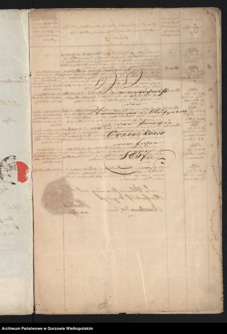 image.from.unit.number "Duplikate evangelische Kirchenbuch der Parochie Orzeszkowo"