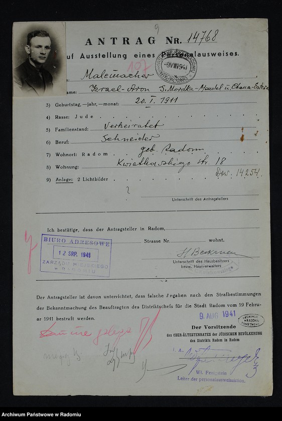 image.from.unit.number "[Wnioski o wydanie dowodów osobistych oraz nie odebrane dowody Malcmacher - Małach Łaja]"