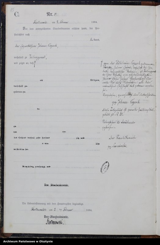 image.from.unit.number "Sterbe-Neben-Register Nr 1 - 125"