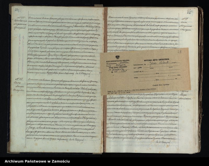 image.from.unit.number "Akta urodzeń, małżeństw, zgonów"