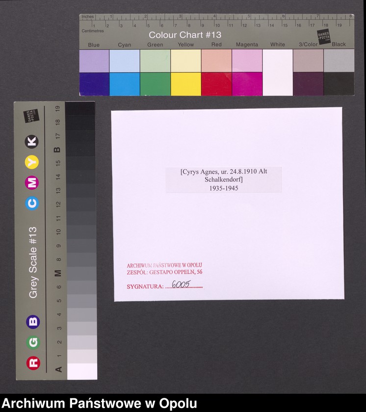Obraz 2 z jednostki "[Cyrys Agnes, ur. 24.8.1910 Alt Schalkendorf]"