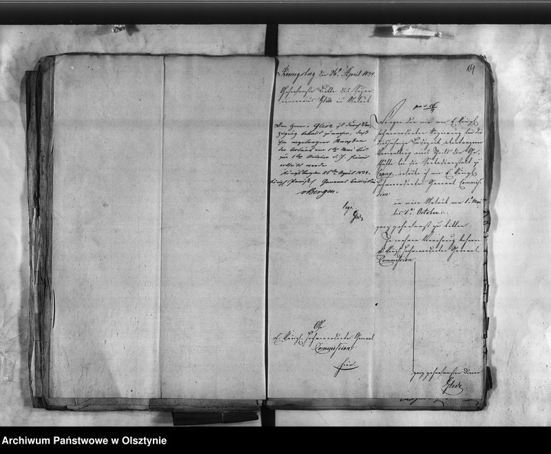 image.from.unit.number "Abtheilung des Innern. Personalia des bei der Feuer-Sozietäts Direktion aus gestellten Controlleur Glede [August]"