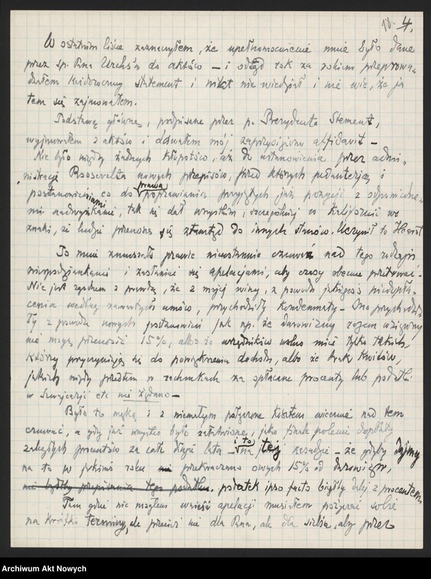image.from.unit.number "Orłowski Józef; Załączniki: 1) wycinki prasowe; 2) list I. Paderewskiego do J. Orłowskiego (rękopis J. Orłowskiego); 3) list ks. F. Feldheima (do I. Paderewskiego?) z 21 III 1936 r. (fotokopia); 4) "Affidarit"; 5) telegram Grupy R. Chase