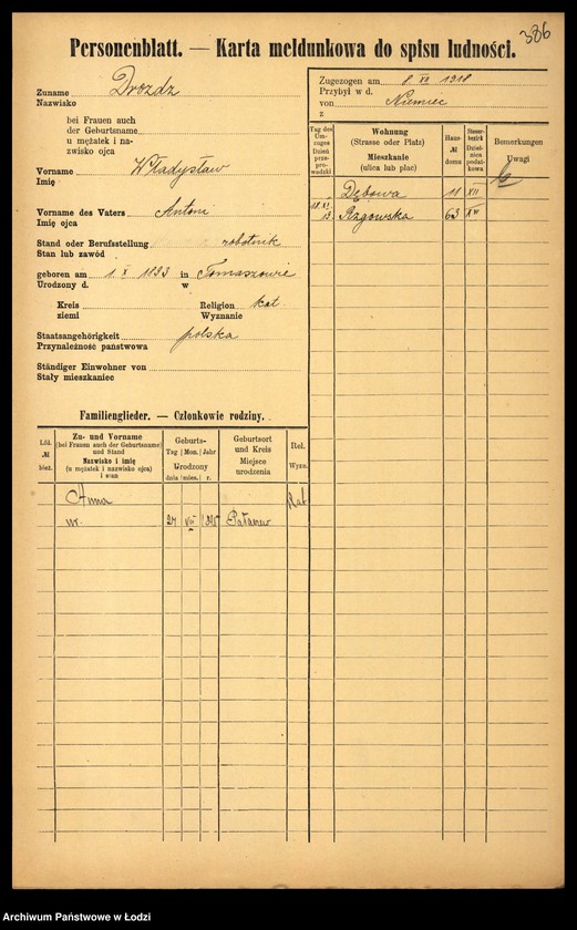 image.from.unit.number "[Spis ludności Łodzi] Drelichowski - Droszcz"