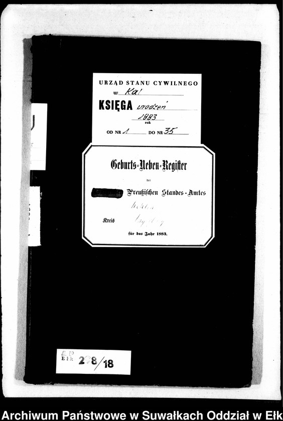 image.from.unit.number "Geburts-Neben-Register des Preussischen Standes-Amtes Kehlen Kreis Angerburg"