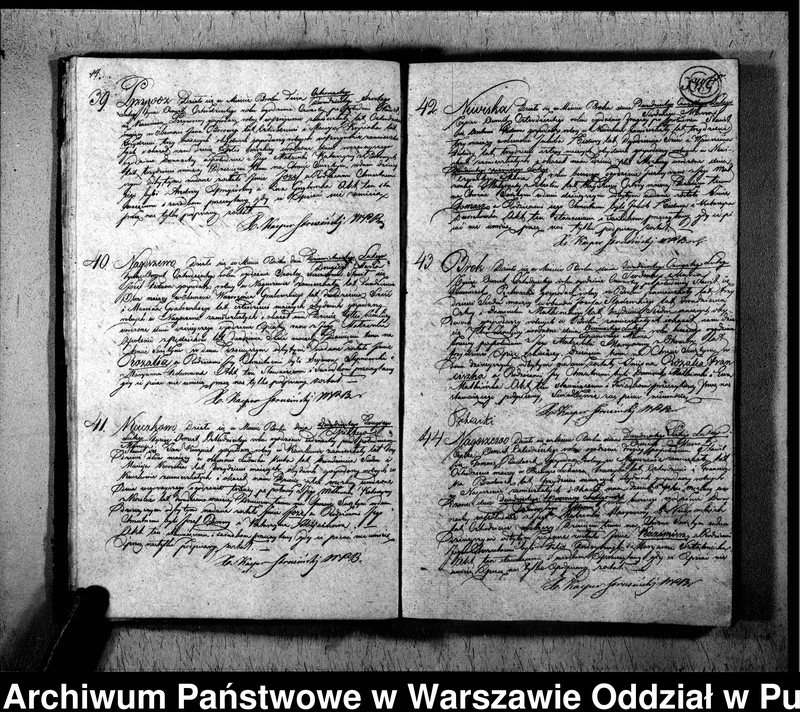 image.from.unit.number "Akta urodzeń, małżeństw i zgonów"