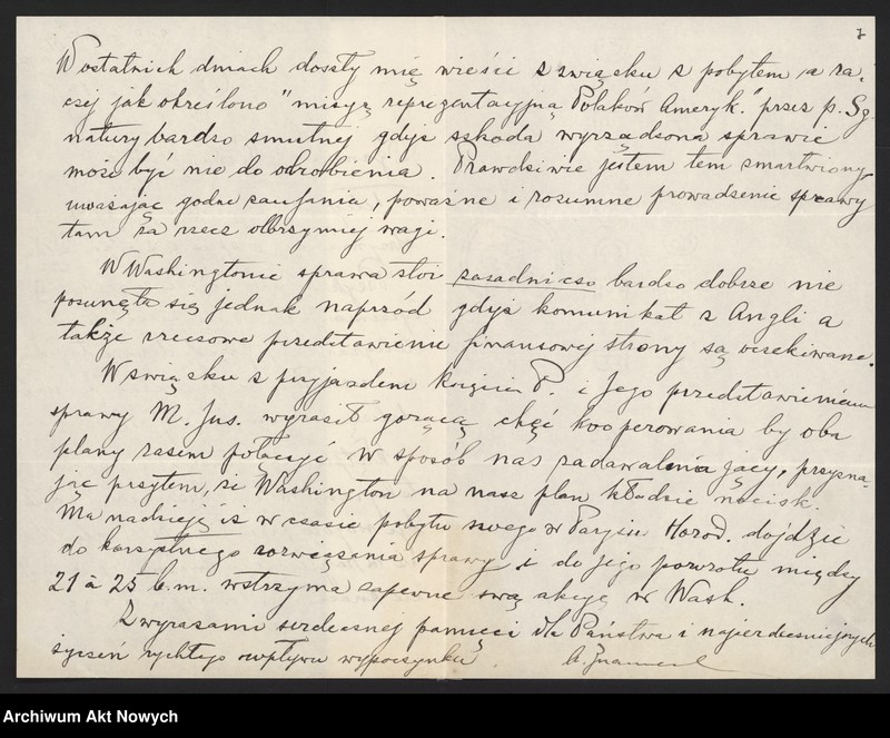 image.from.unit.number "Armia Polska we Francji. Rekrutacja w Stanach Zjednoczonych. Korespondencja, memoriały, druki"
