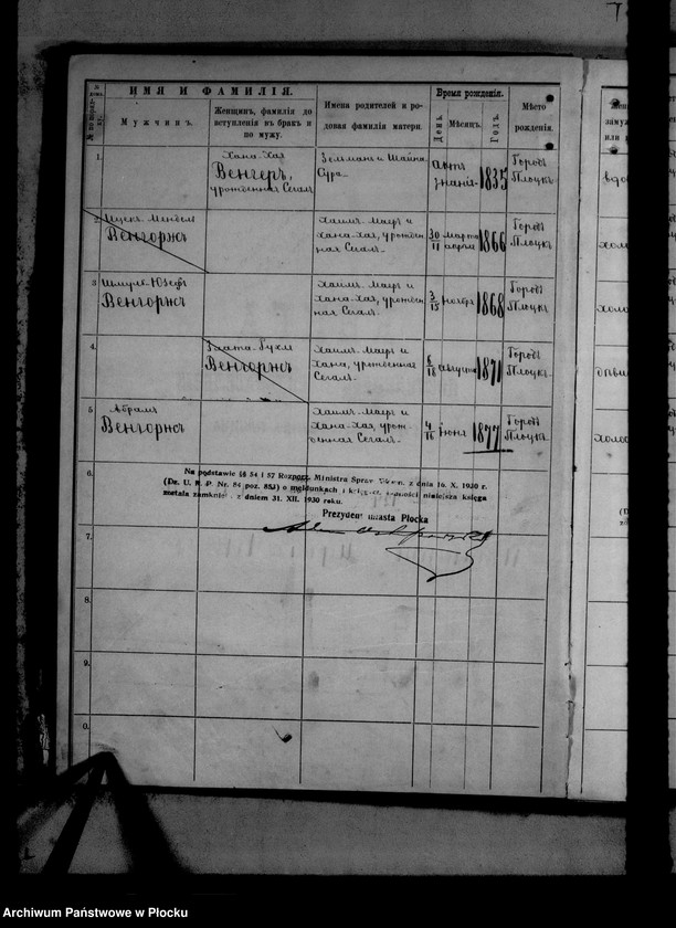 image.from.unit.number "[Księga zamknięta ludności stałej miasta Płocka - ul. Bielska nr 8]"