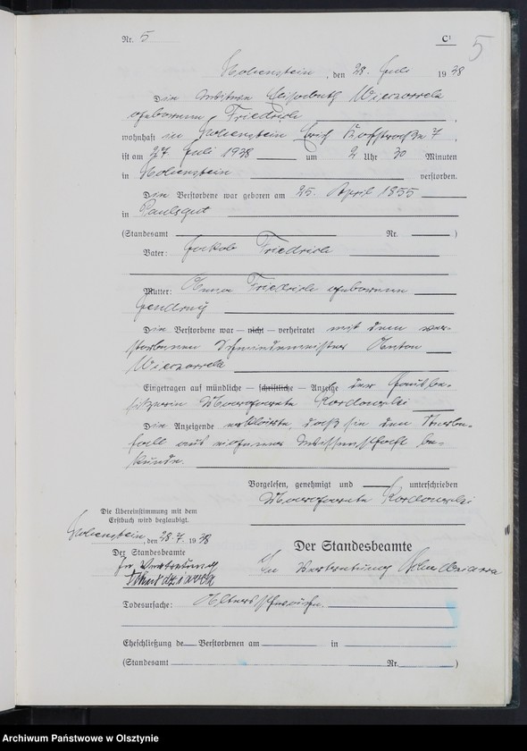 image.from.unit.number "Sterbe-Zweitbuch Tom II,Nr 1 - 38"