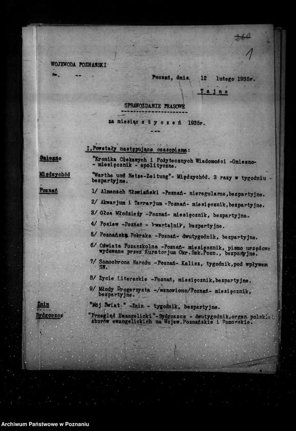 Obraz 5 z jednostki "Sprawozdania prasowe za czas od stycznia do grudnia 1935 r."