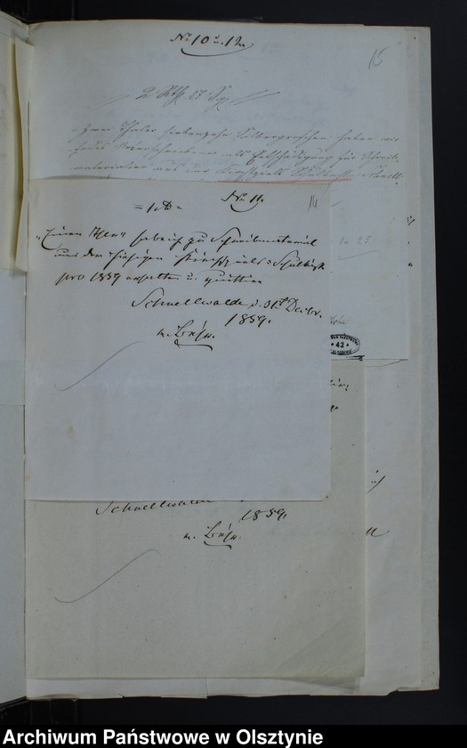 image.from.unit.number "Ausgabe Beläge der Kirchspiels Schulkasse"