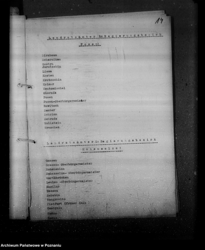 Obraz 18 z jednostki "Verzeichnis von Behördenadressen"