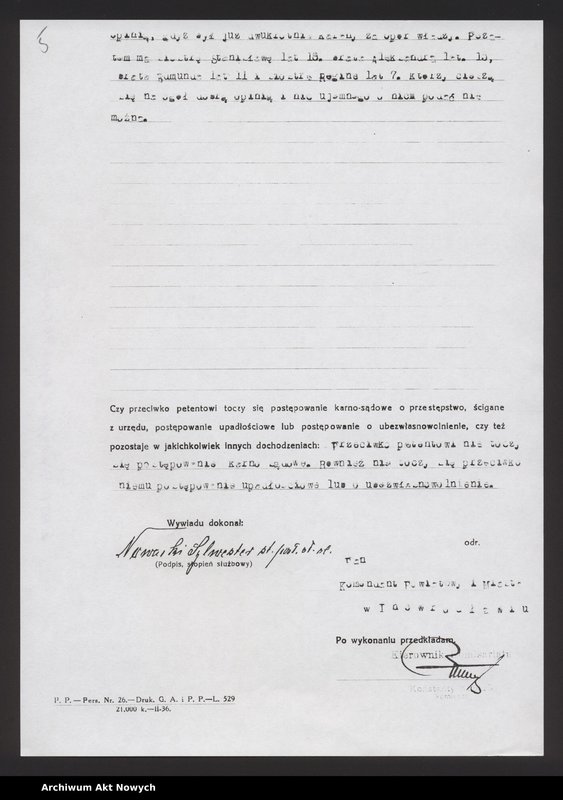 Obraz 8 z jednostki "Akta osobowe policjanta z województwa tarnopolskiego - Ebert Franciszek"