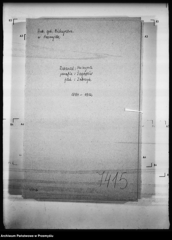 image.from.unit.number "[Kopie ksiąg metrykalnych parafii Żegiestów z filią Zubrzyk (dekanat Muszyna)]"