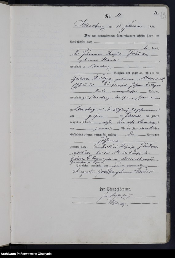 image.from.unit.number "Geburts-Haupt-Register,Tom I,Nr 1 - 158"