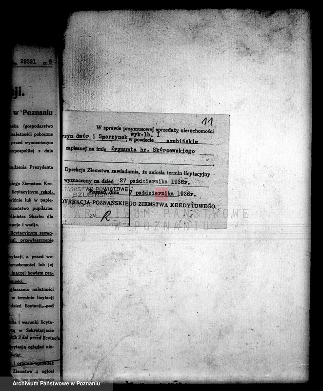 Obraz 14 z jednostki "Uregulowanie prawa własności rozparcelowanych gruntów z majątków Załachowo-Smęrzyn-Oporowo powiatu szubińskiego"