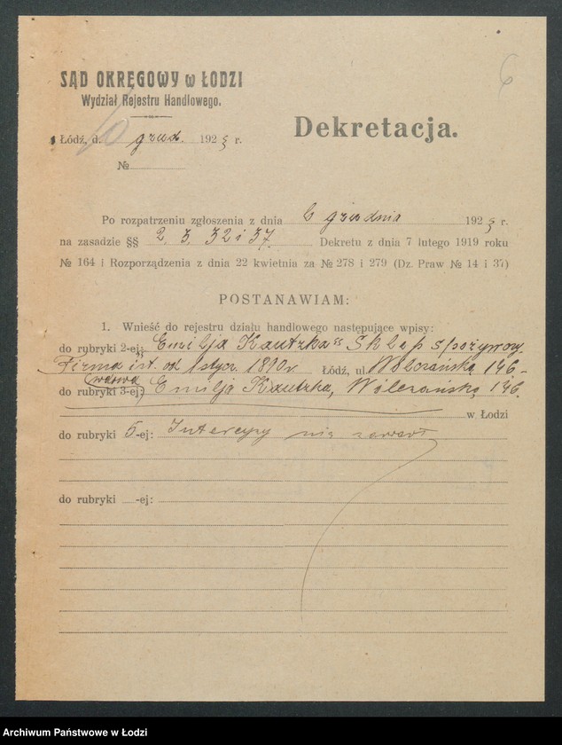 Obraz 8 z jednostki "Emilja Kantzka- sklep spożywczy"