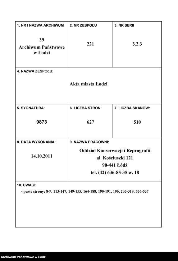 Obraz 1 z jednostki "[Księga ludności stałej Łódka, Ślązaki, Prządnicza (osada) nr 1-218]"