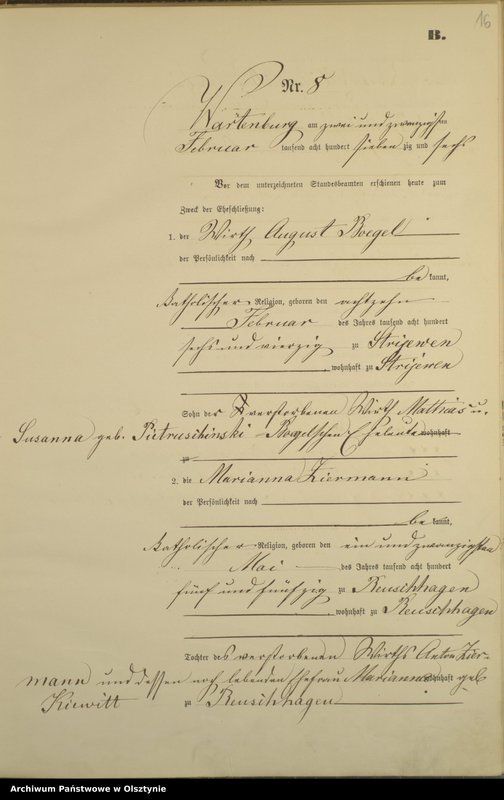 image.from.unit.number "Heiraths-Haupt-Register Nr 1 - 43"