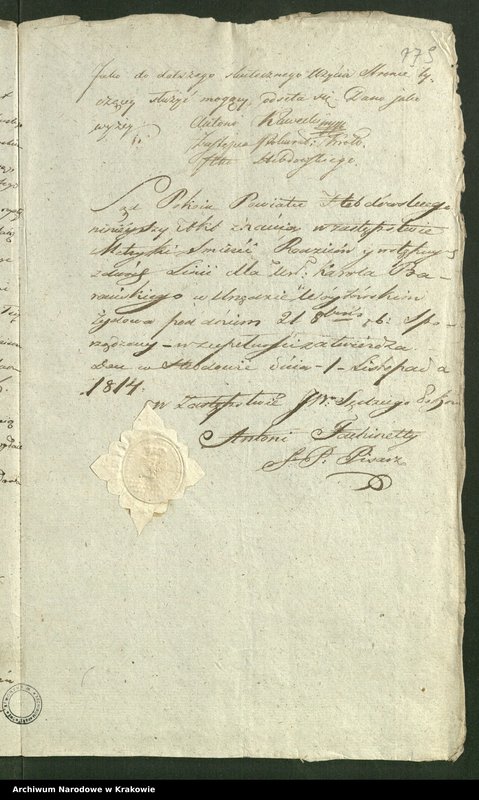 image.from.unit.number "Allegaty do małżeństw parafii Wawrzeńczyce"