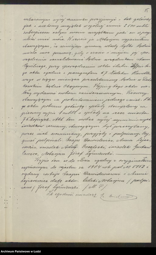 Obraz 17 z jednostki "A.Rychter i S.Dawidowicz- tkalnia i przędzalnia zarobkowa"