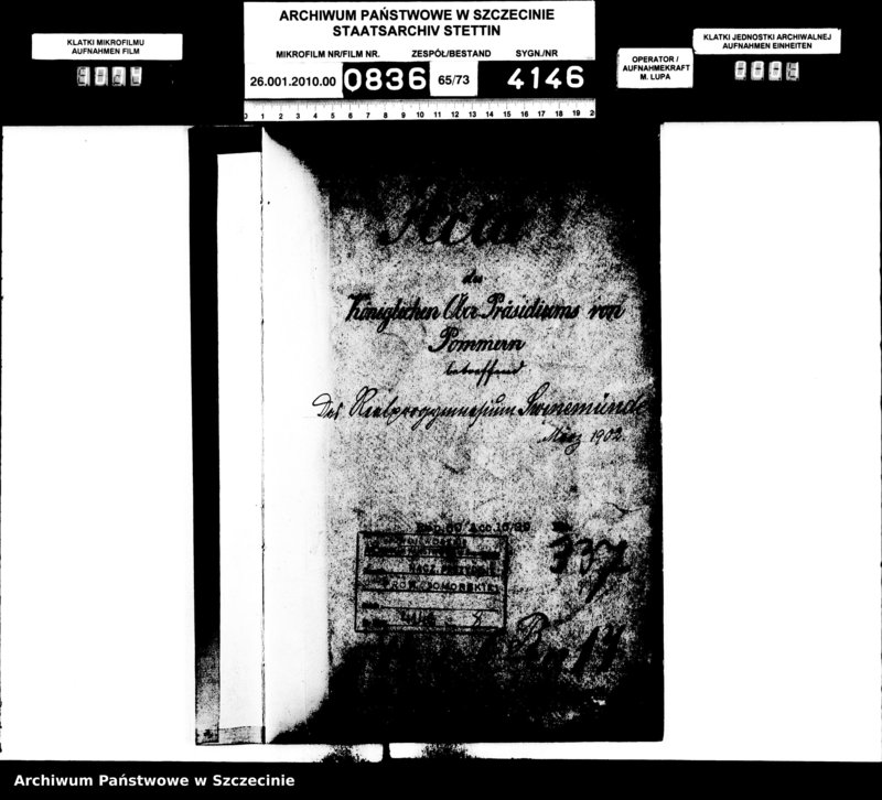 Obraz 2 z jednostki "Das Realgymnasium Swinemünde"