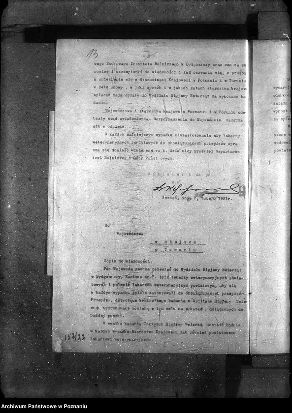 Obraz 17 z jednostki "Sprawy ogólne wąglik, szelestnica i zaraza dziczyzny"