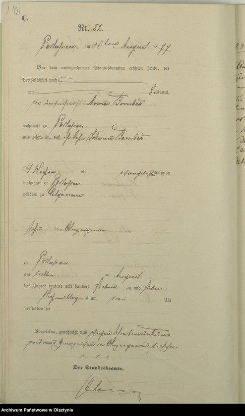 image.from.unit.number "Sterbe-Haupt-Register Nr 11 - 24"