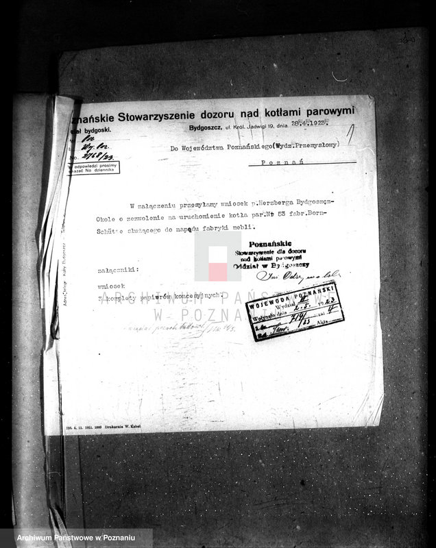 Obraz 5 z jednostki "Fabryka mebli własność Herzberg - Bydgoszcz - Okole nr woj. kotła 126"