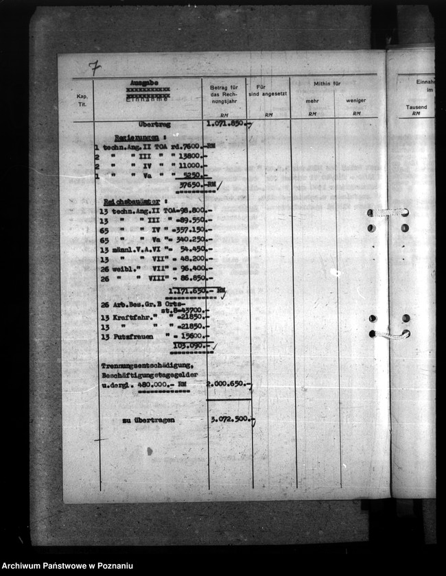 Obraz 11 z jednostki "Finansowanie prac na utrzymanie kanałów i dróg wodnych"