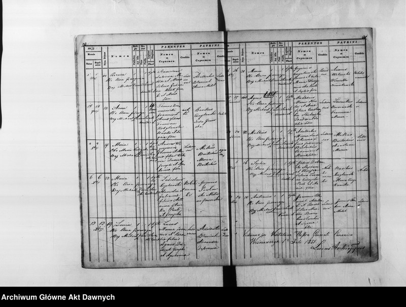 image.from.unit.number "Parafia: Wiśniowczyk. Dekanat: Podhajce. Księga metrykalna urodzeń dla wsi Dobropole."