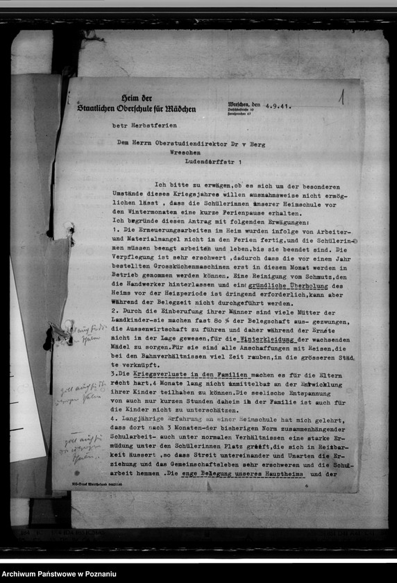 Obraz 6 z jednostki "Oberschule Wreschen (Września)"