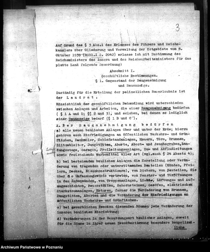 Obraz 7 z jednostki "Zarządzenie w sprawach budowlanych na wsi na terenie okręgu gdańskiego"