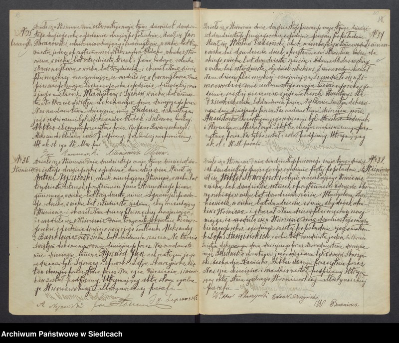 image.from.unit.number "Duplikat aktów stanu cywilnego [urodzonych, zaślubionych i zmarłych] Wiśniewskiej Maryawickiej parafii"