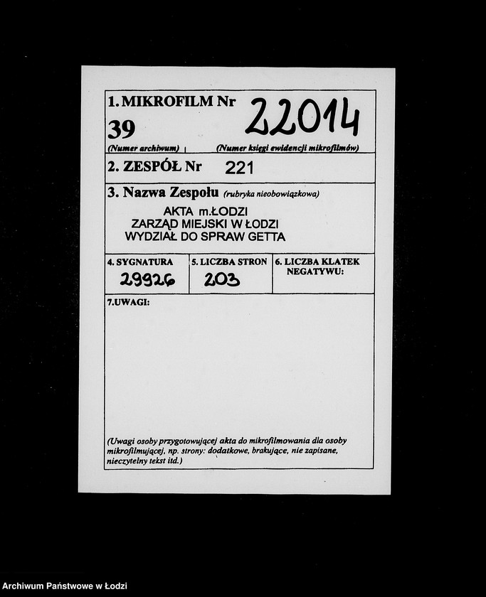 Obraz 2 z jednostki "Gestapo 1-200 [Kartoteka skonfiskowanego majątku ruchomego u Żydów]"