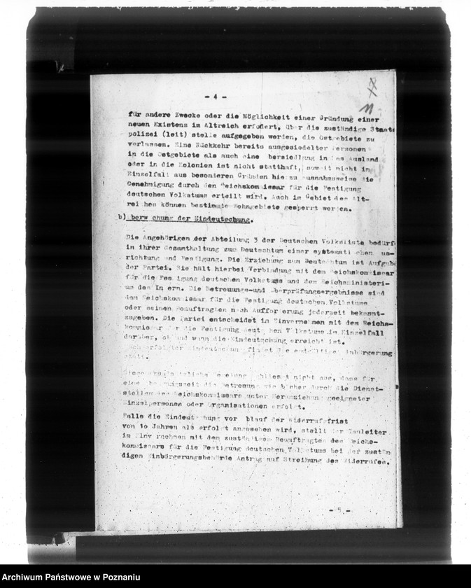 Obraz 15 z jednostki "Zarządzenia i korespondencja władz w sprawie niemieckiej listy narodowej"