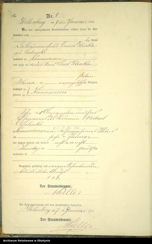 image.from.unit.number "Sterbe-Neben-Register Nr 1 - 152"